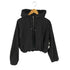 ザラ ZARA ゴム引きフード付きジャケット レディース L