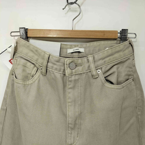 クラネ CLANE COLOR DYE BOOTS CUT DENIM カラーダイ ブーツカット デニム レディース JPN:1