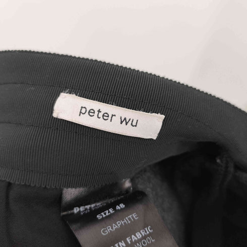PETER WU ウール100 ジョガーパンツ メンズ 48