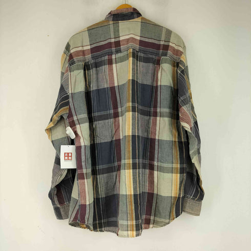 エディーバウアー Eddie Bauer 90S L/S BD チェック シャツ フラップポケット メンズ JPN:L