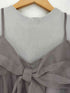 スナイデル snidel 24ss リボンシャツキャミセットニット レディース ONE SIZE
