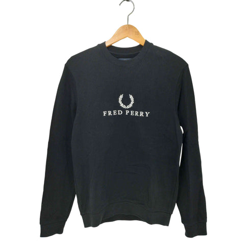 フレッドペリー FRED PERRY Embroidered Sweatshirt ロゴ 刺繍 スウェット メンズ import:XS