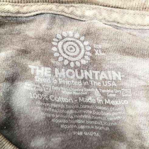 ザマウンテン the mountain タイダイ ウルフプリント S/S Tシャツ メンズ JPN:XL