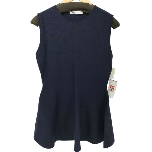 ザラ ZARA ノースリーブ ニット ドレス レディース import:M