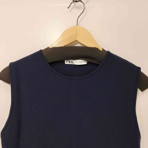 ザラ ZARA ノースリーブ ニット ドレス レディース import:M