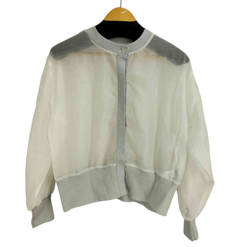 ディニテコリエ Dignite Collier シアー切替カーディガン レディース FREE