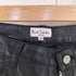ポールスミス Paul Smith 90-00S YZIP ジッパーフライ Cow leathr レザーパンツ メンズ 31