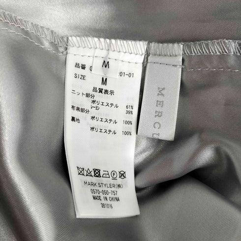 マーキュリーデュオ MERCURYDUO ベアニットドッキングコルセットワンピース レディース JPN:M