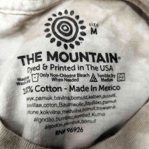 ザマウンテン the mountain タイダイ ドッグプリント S/S Tシャツ メンズ JPN:M