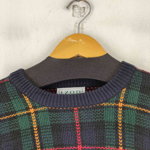 アイゾッド IZOD チェック コットンニット メンズ JPN:M