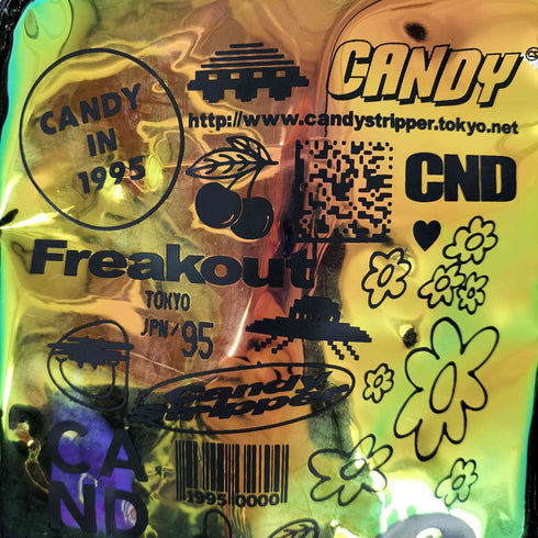 キャンディストリッパー Candy Stripper ロゴ 総柄 エナメル ショルダー バッグ レディース FREE