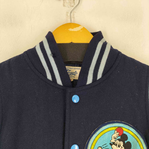 キャラクター刺繍 企業スタジャン メンズ JPN:S