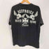 インディアンモーターサイクル INDIAN MOTORCYCLE カウレザー パンチングアーム バッグスカル プリント Tシャツ メンズ JPN:L