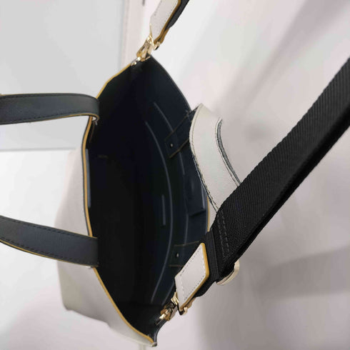 アニエスベー agnes b. 2way レザーショルダーバッグ レディース