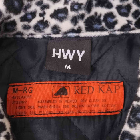 レッドキャップ RED KAP HWY 襟レオパード 刺繍スイングトップ メンズ JPN:M