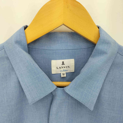 ランバンオンブルー LANVIN en Bleu 半袖 オープンカラーシャツ メンズ 50