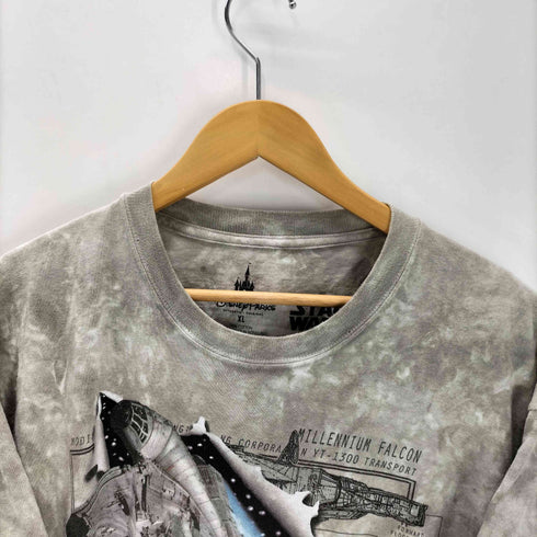 MILLENNIUM FALCON ミレニアム ファルコン タイダイ染め バイカラー Tシャツ メンズ import:XL