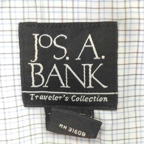 ジョスエーバンク Jos A Bank チェック柄 L/S BDシャツ メンズ