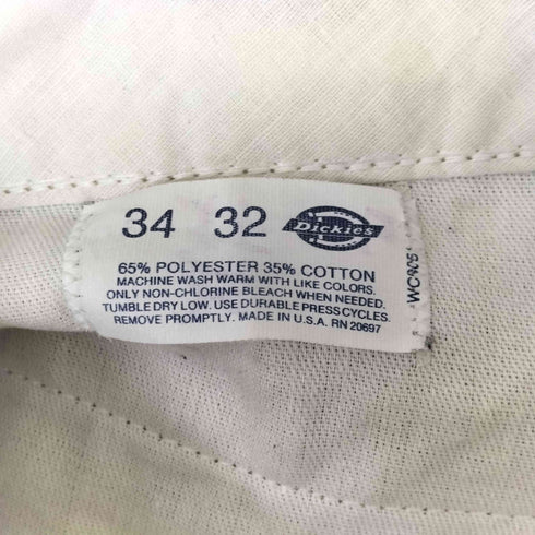 ディッキーズ Dickies 80-90s USA製 ワークパンツ メンズ 34 32