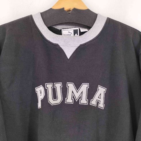プーマ PUMA フロントロゴ クルーネックスウェット メンズ import:M