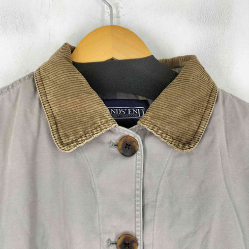ランズエンド LANDS END 襟コーデュロイ ハンティングジャケット レディース import:S