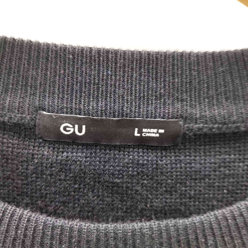 ジーユー GU 26SS ミラノリブ クルーネック セーター メンズ JPN:L