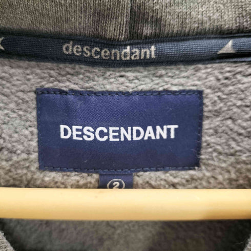 ディセンダント DESCENDANT 25AW CACHALOT HOODY PIGMENT DYE カシャロ フーディーピグメント ダイ パーカー メンズ 2