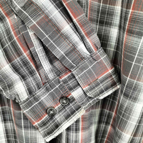 ラングラー Wrangler 90S チェック柄 L/S シャツ メンズ import:XL