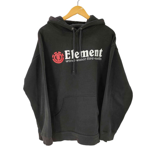 エレメント ELEMENT ロゴ プリント プルオーバー パーカー メンズ import:L