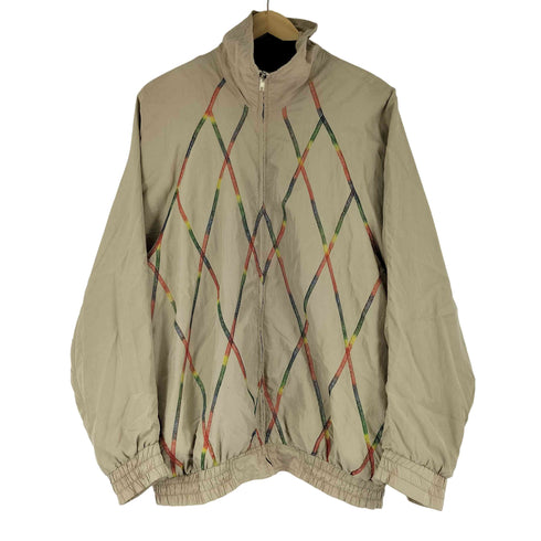 La Perle ステッチ加工 シルク ジャケット メンズ JPN:M