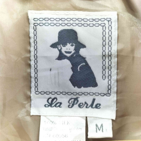 La Perle ステッチ加工 シルク ジャケット メンズ JPN:M