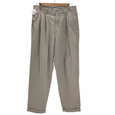 オールドネイビー OLD NAVY 2タック コットン チノ スラックス パンツ 裾ダブル メンズ W:34 L:32