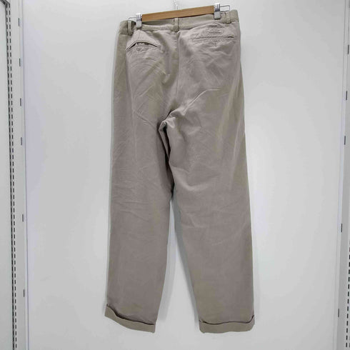 オールドネイビー OLD NAVY 2タック コットン チノ スラックス パンツ 裾ダブル メンズ W:34 L:32