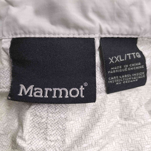 マーモット MARMOT フード内蔵 フロントロゴ刺繍 ナイロンシェルジャケット レディース import:XXL