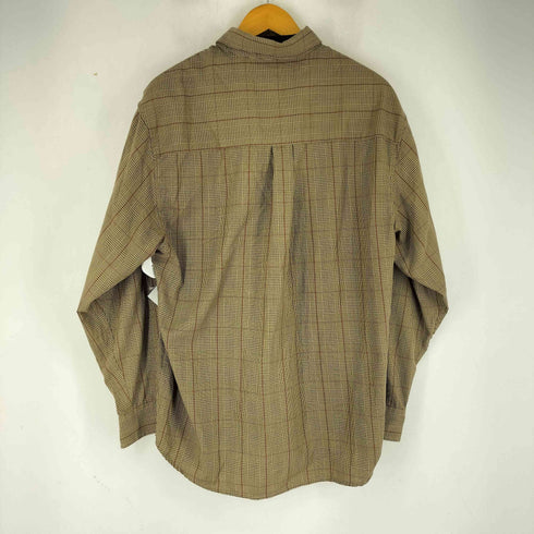 ハガークロージング HAGGAR チェック柄 L/S BDシャツ メンズ import:L