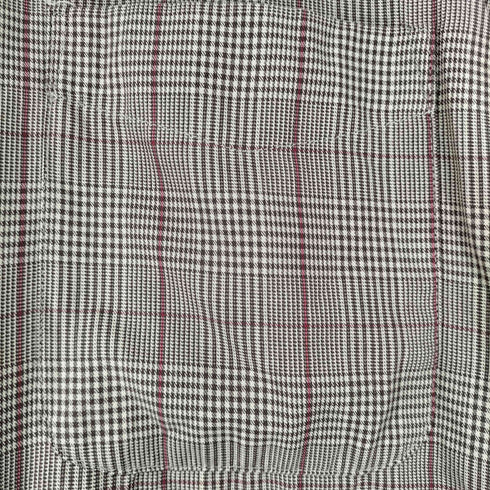 ハガークロージング HAGGAR チェック柄 L/S BDシャツ メンズ import:L