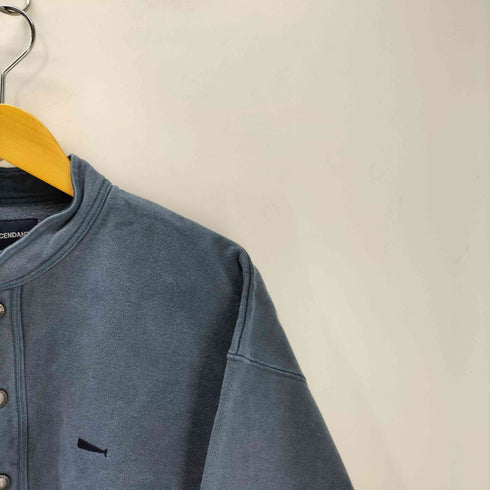 ディセンダント DESCENDANT 25AW VOIL HENLEY NECK PIGMENT DYE ヴォイル ヘンリー ネック ピグメント ダイ L/S カットソー メンズ 2