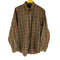ハガークロージング HAGGAR チェック柄 L/S BDシャツ メンズ import:L
