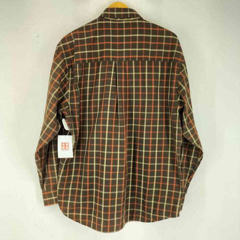ハガークロージング HAGGAR チェック柄 L/S BDシャツ メンズ import:L