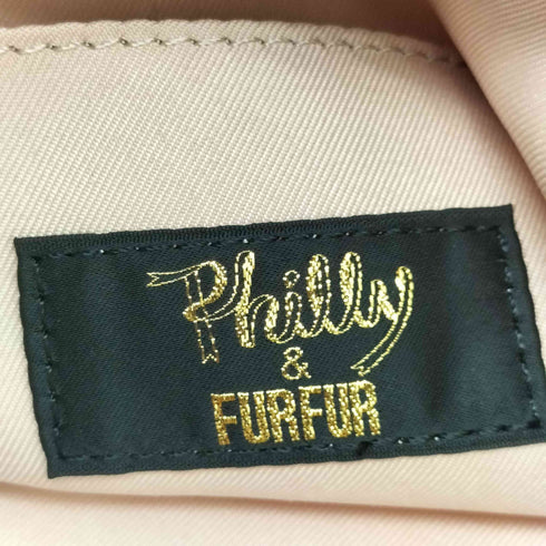 ファーファー furfur Philly chocolate ロゴレザーライクトート レディース FREE