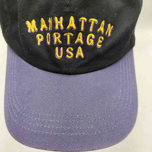 マンハッタンポーテージ Manhattan Portage バイカラー 6パネル キャップ メンズ FREE