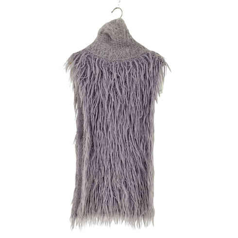 イッセイミヤケ ISSEY MIYAKE モヘア ファー ベスト レディース 2