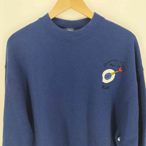 BVD 90S USA製 ポリコットン ダーツ 刺繍 クルーネック プルオーバー スウェット メンズ import:XL