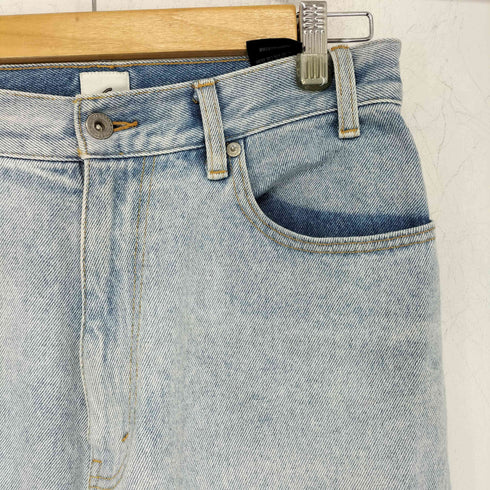 ロクビューティーアンドユースユナイテッドアローズ 6 BEAUTY & YOUTH UNITED ARROWS timemachine ハイウエストテーパードデニムパンツ レディース 28