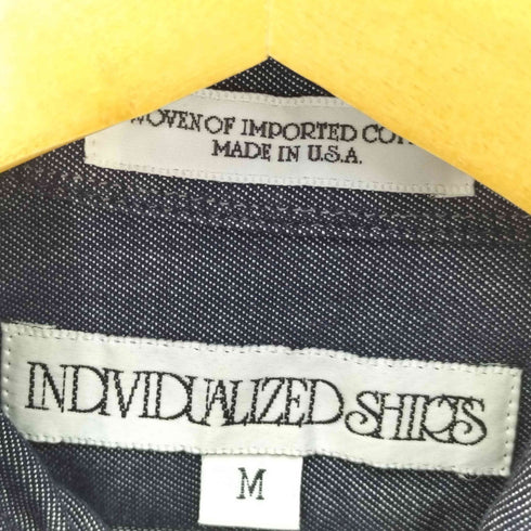 インディヴィジュアライズドシャツ individualized shirts USA製 シャンブレー L/S BD シャツ メンズ import:M