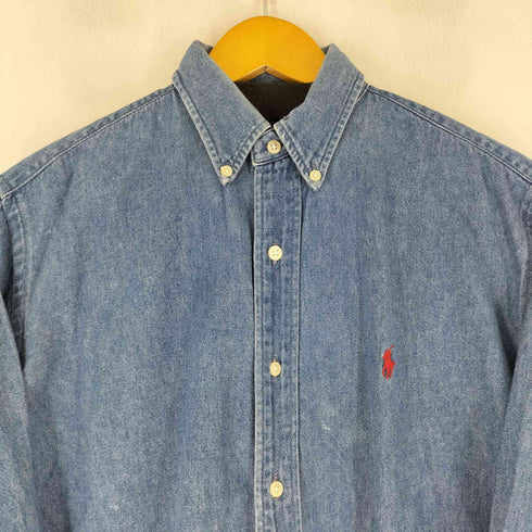 ラルフローレン RALPH LAUREN BLAKE スモールポニー刺繍 デニムシャツ メンズ JPN:S