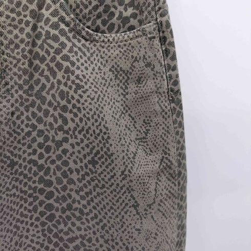 ザラ ZARA アニマル柄 デニムパンツ メンズ JPN:2