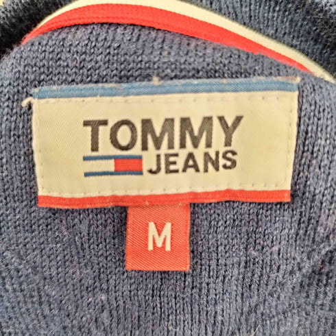 トミーヒルフィガー TOMMY HILFIGER ワンポイントロゴ刺繍 クルーネックニット メンズ import:M