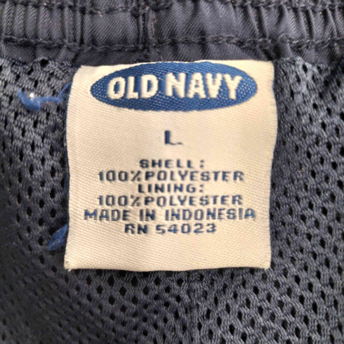 オールドネイビー OLD NAVY ポリ地 トラックパンツ メンズ JPN:L