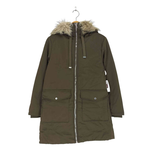 バックナンバー BACK NUMBER ファー中綿モッズコート レディース JPN:M